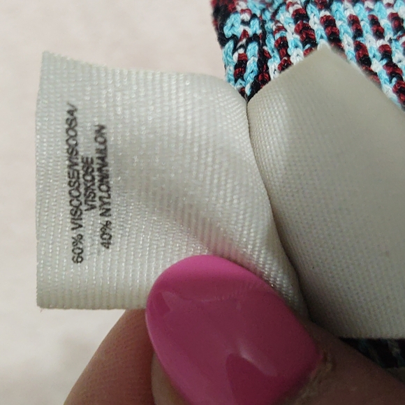 RACHEL Rachel Roy Multi Colored Mini Pencil Skirt Sz XS - Picture 7 of 7